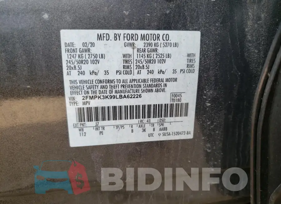 2FMPK3K99LBA62226 Photo# 12