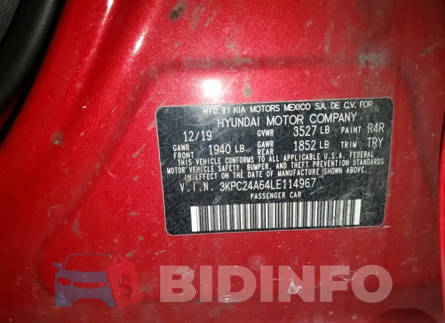 3KPC24A64LE114967 Photo# 12