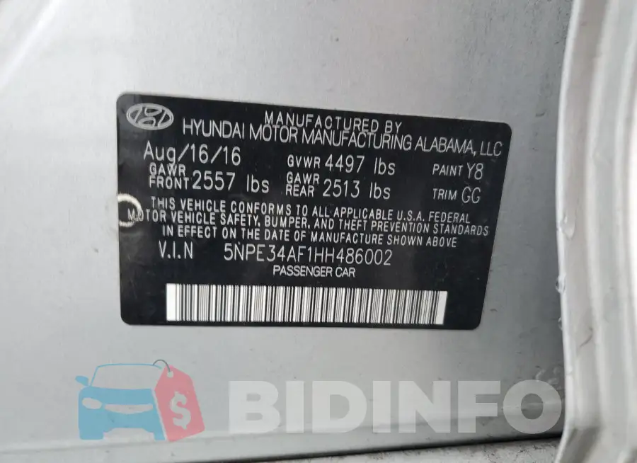 5NPE34AF1HH486002 Photo# 12
