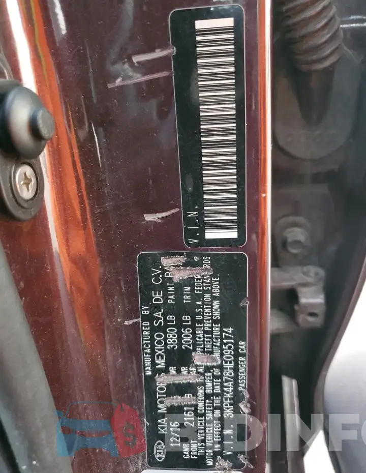 3KPFK4A78HE095174 Photo# 12