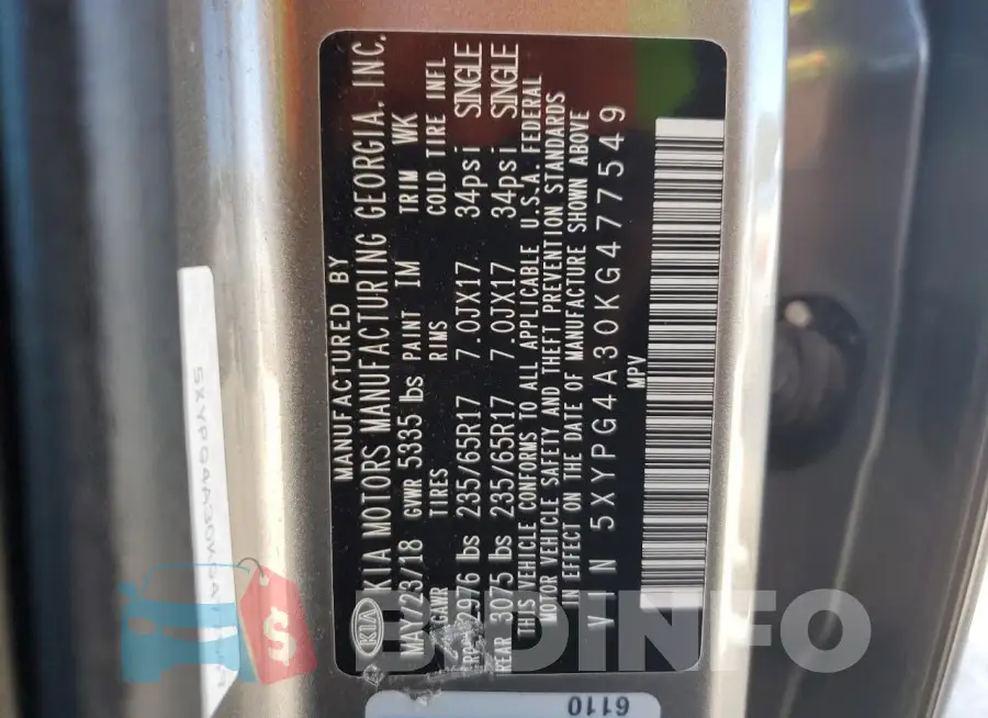5XYPG4A30KG477549 Photo# 14
