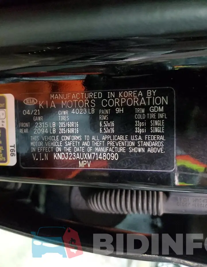 KNDJ23AUXM7148090 Photo# 13