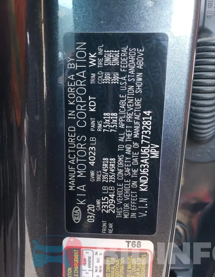 KNDJ63AU6L7732814 Photo# 13