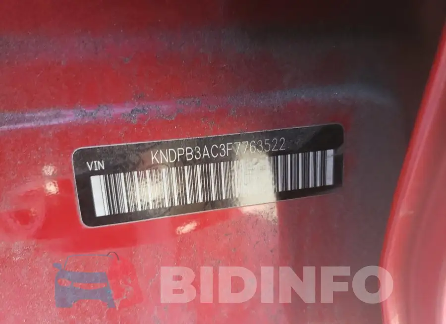 KNDPB3AC3F7763522 Photo# 12