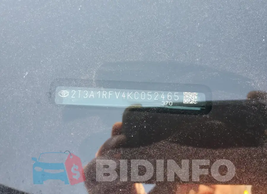 2T3A1RFV4KC052465 Photo# 12