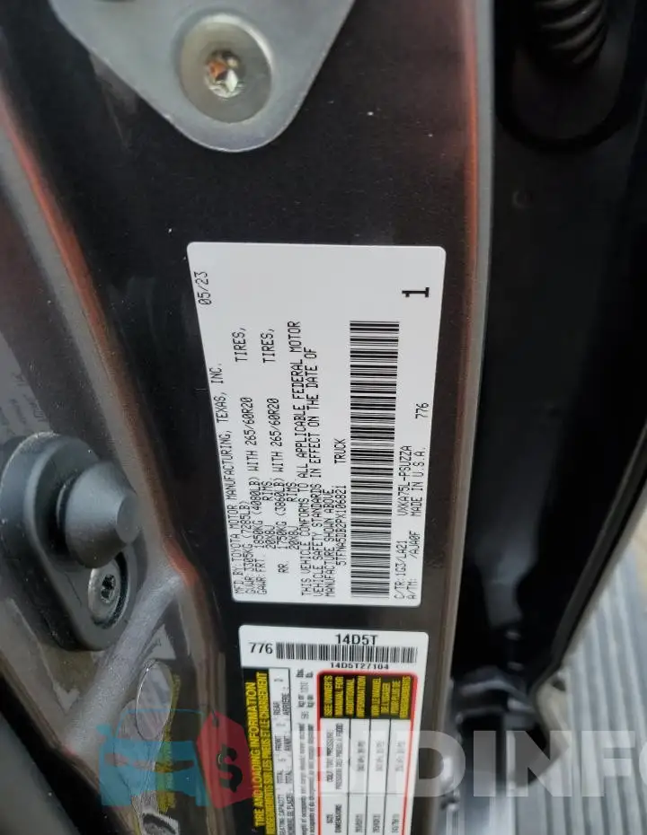 5TFNA5DB2PX106821 Photo# 12