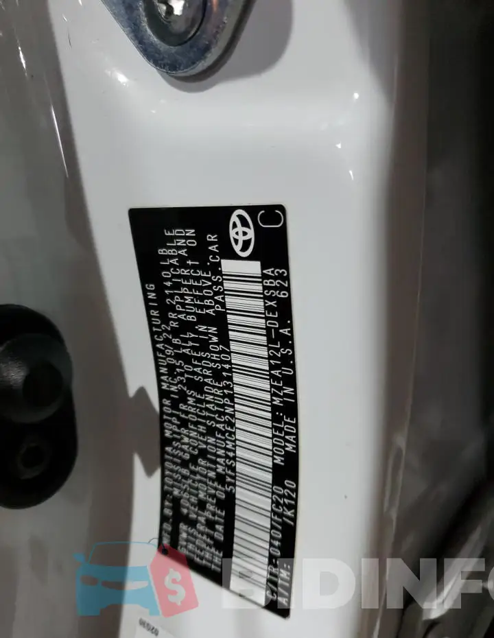 5YFS4MCE2NP131407 Photo# 12