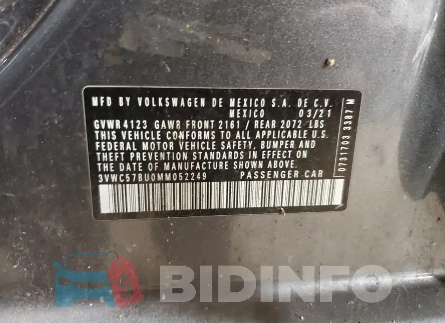 3VWC57BU0MM052249 Photo# 13