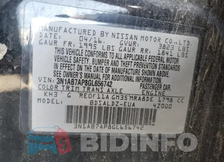 3N1AB7AP8GL656742 Photo# 12