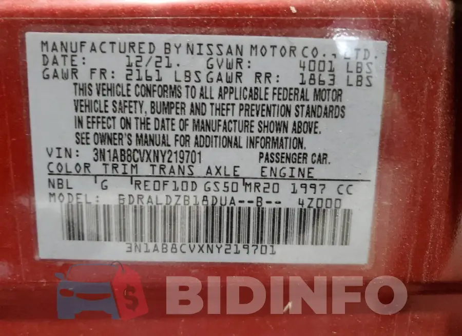 3N1AB8CVXNY219701 Photo# 12