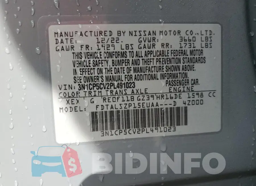 3N1CP5CV2PL491023 Photo# 12