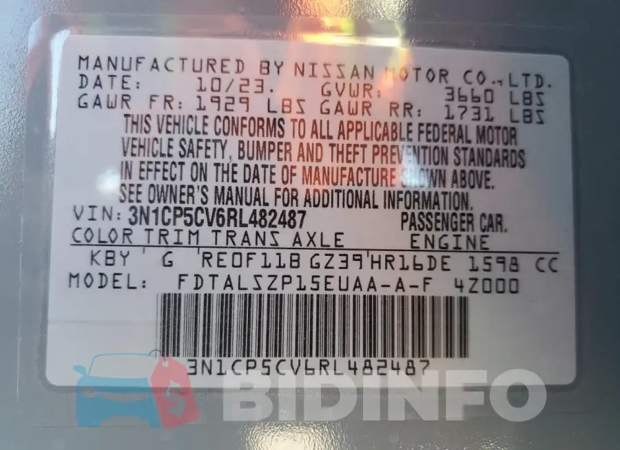 3N1CP5CV6RL482487 Photo# 12