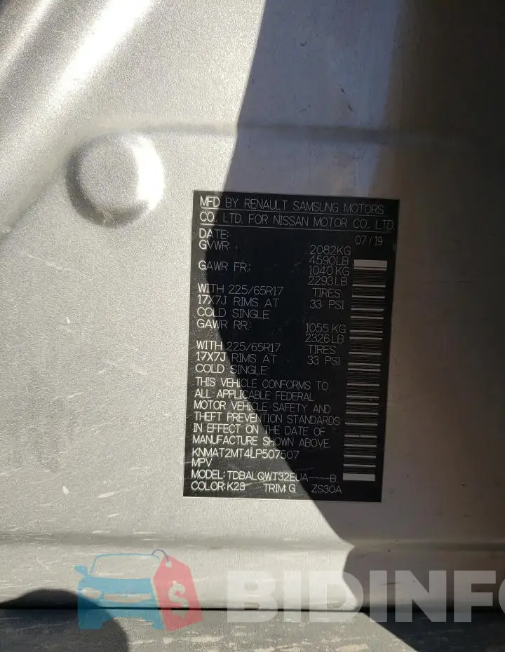 KNMAT2MT4LP507507 Photo# 12