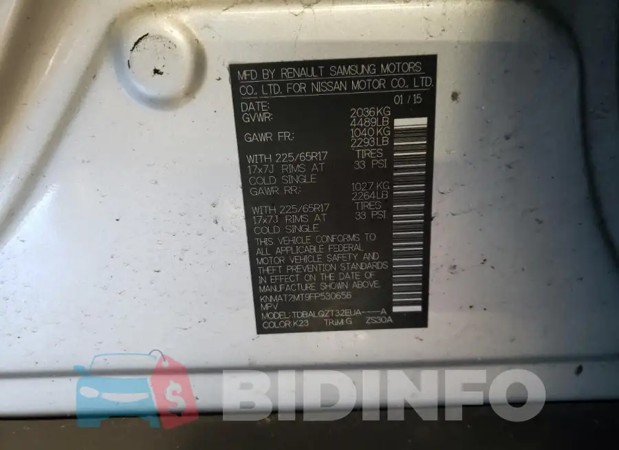 KNMAT2MT9FP530656 Photo# 12