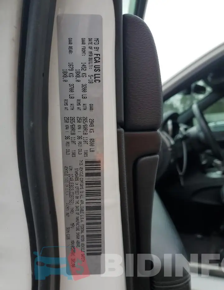 1C4RJEBG3JC397621 Photo# 13