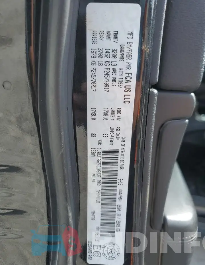 1C4RJFAG2FC102037 Photo# 13