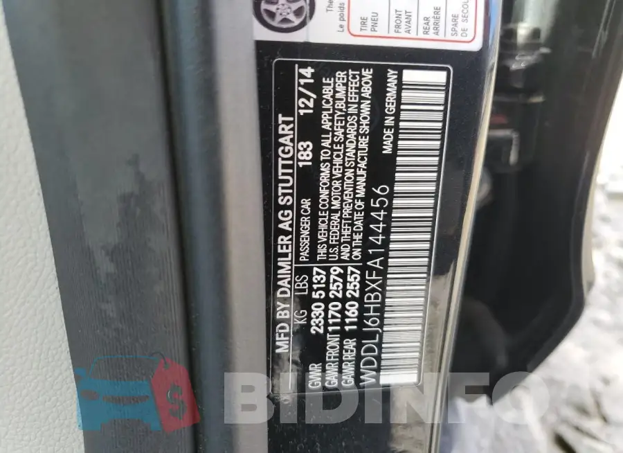 WDDLJ6HBXFA144456 Photo# 12
