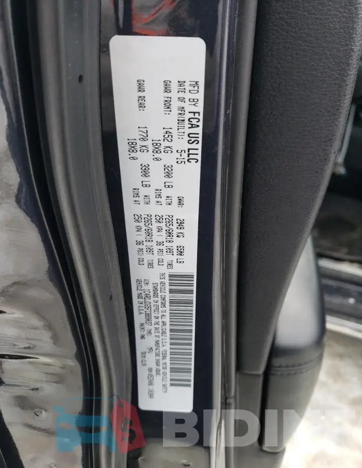 1C4RDJDG5FC889037 Photo# 12