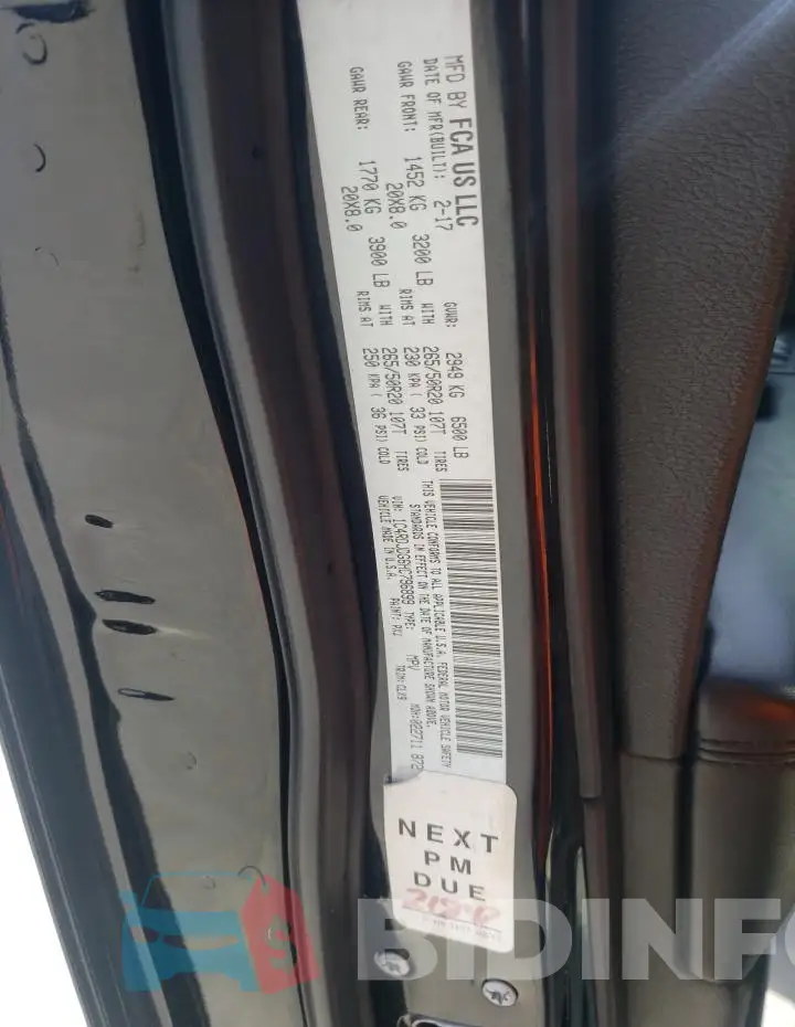1C4RDJDG6HC796899 Photo# 12