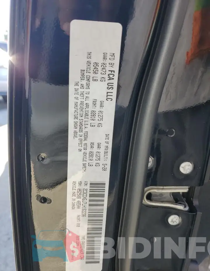 2C3CDXGJ7LH162236 Photo# 12