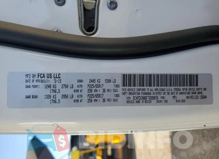 3C4PDCAB6FT699876 Photo# 12