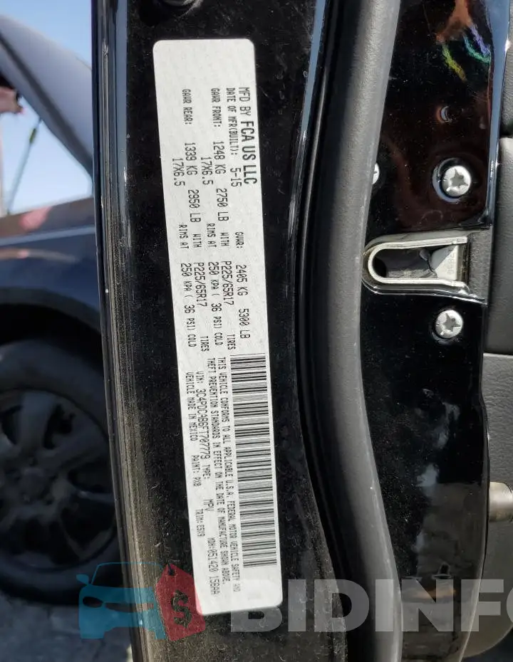 3C4PDCAB6FT707779 Photo# 13