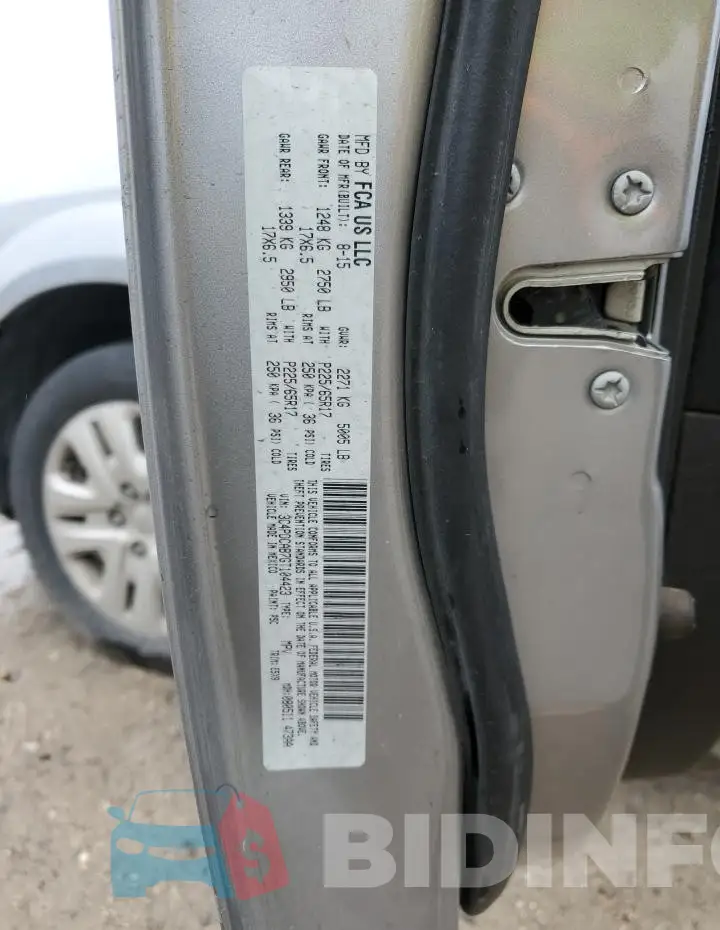3C4PDCAB7GT104423 Photo# 13
