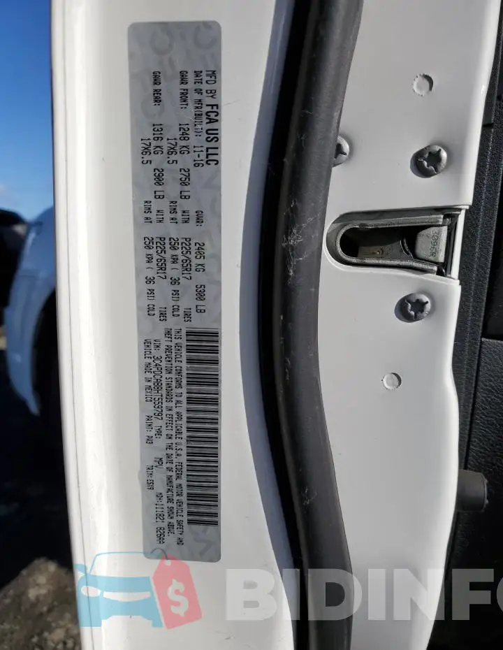 3C4PDCAB8HT559797 Photo# 13