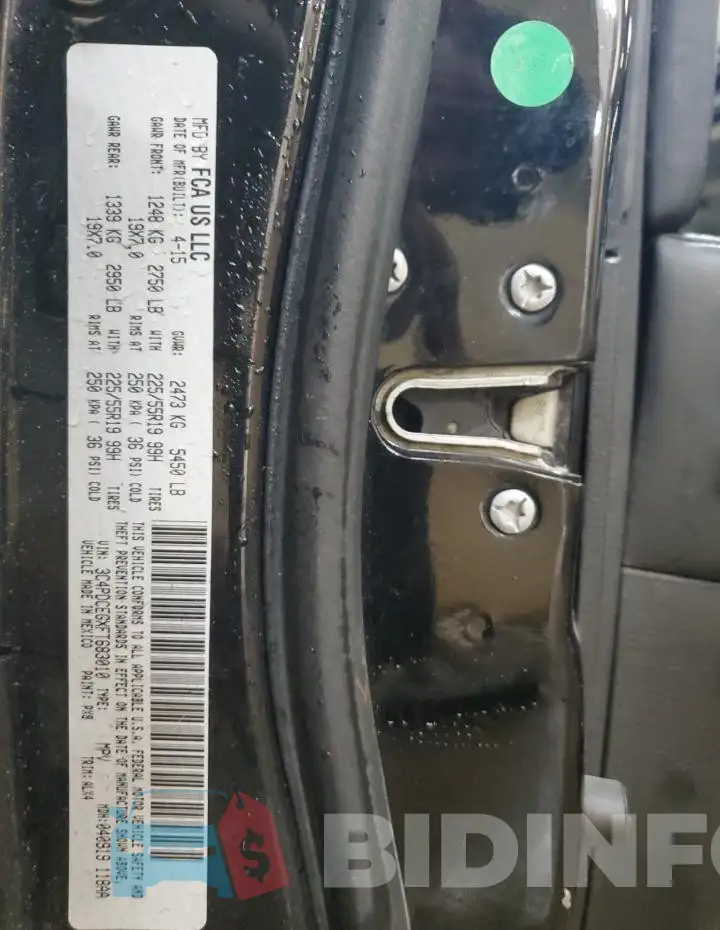 3C4PDCEGXFT683010 Photo# 13