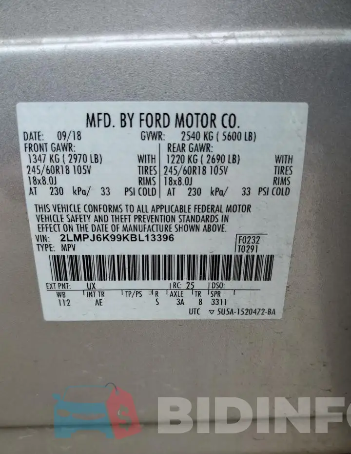 2LMPJ6K99KBL13396 Photo# 14