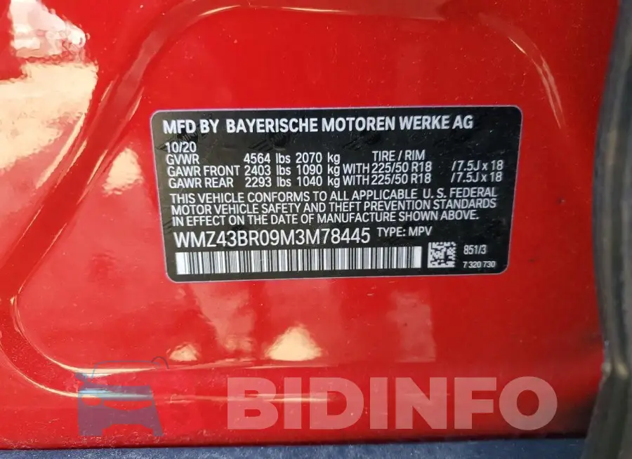 WMZ43BR09M3M78445 Photo# 12