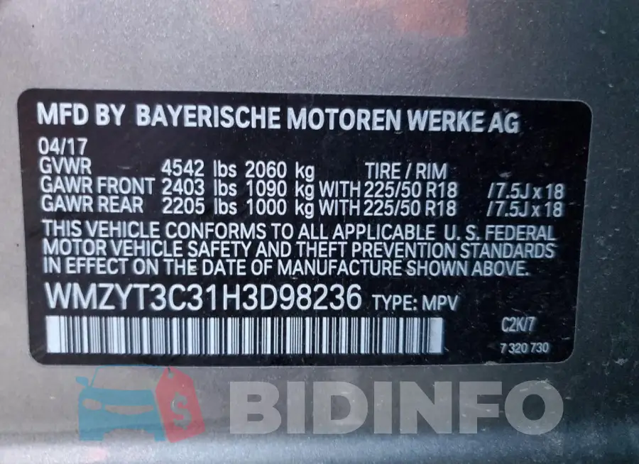 WMZYT3C31H3D98236 Photo# 13