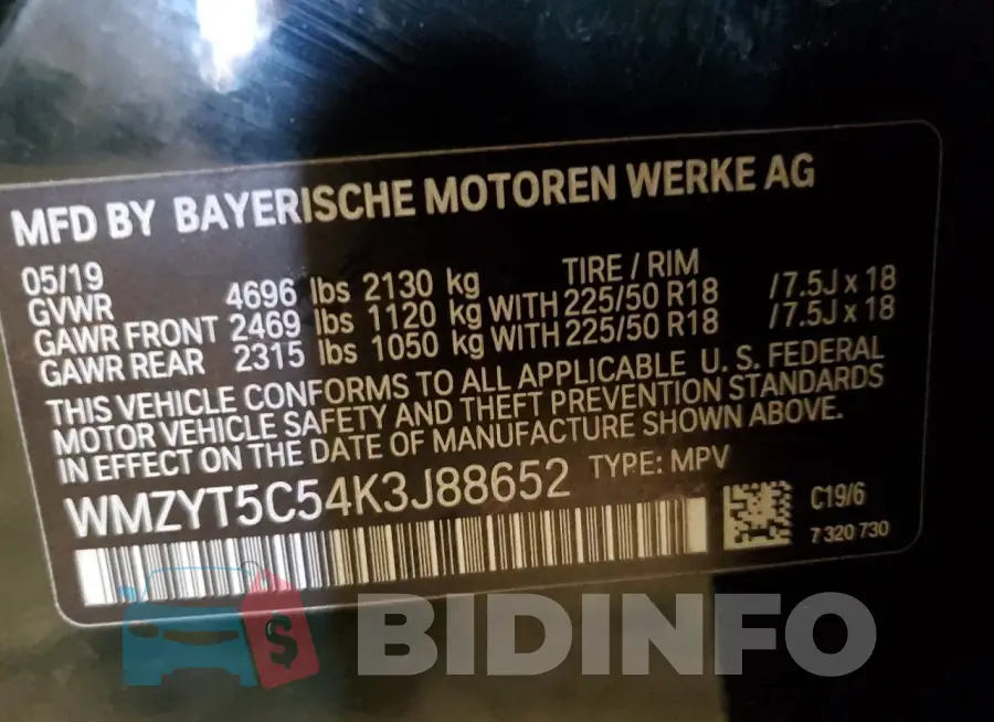 WMZYT5C54K3J88652 Photo# 12