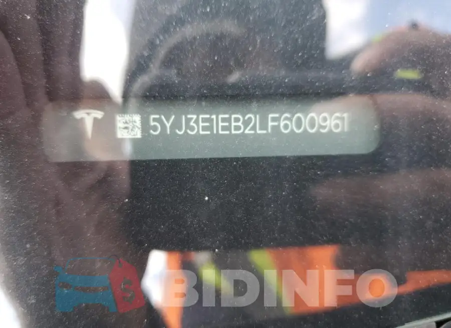 5YJ3E1EB2LF600961 Photo# 12
