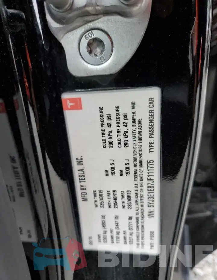 5YJ3E1EB7JF111775 Photo# 12