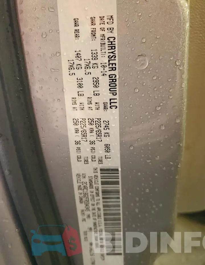 2C4RC1BG2FR594345 Photo# 13