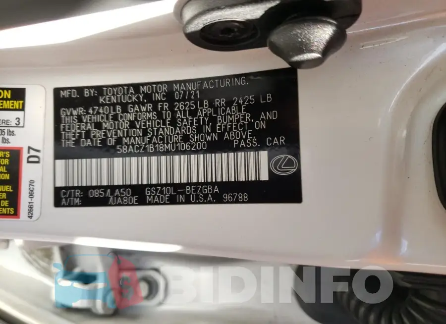 58ACZ1B18MU106200 Photo# 12