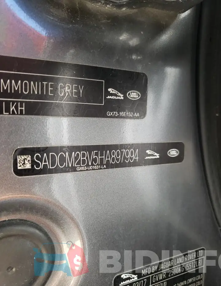 SADCM2BV5HA897994 Photo# 13