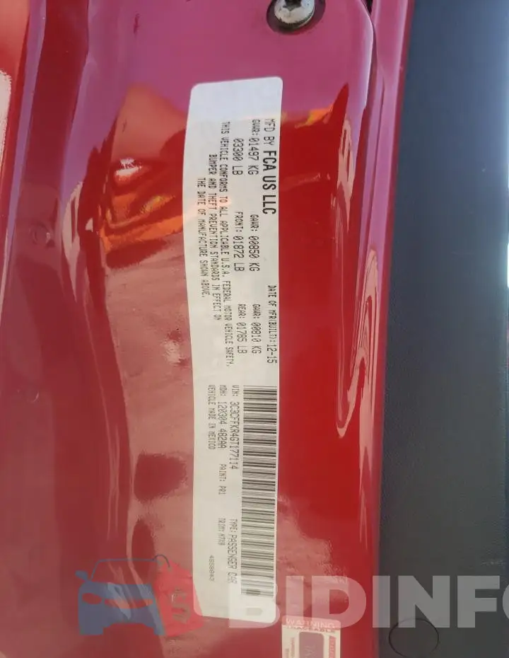 3C3CFFKR4GT177114 Photo# 12