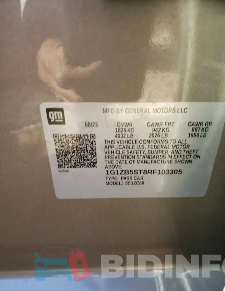 1G1ZB5ST8RF103305 Photo# 13
