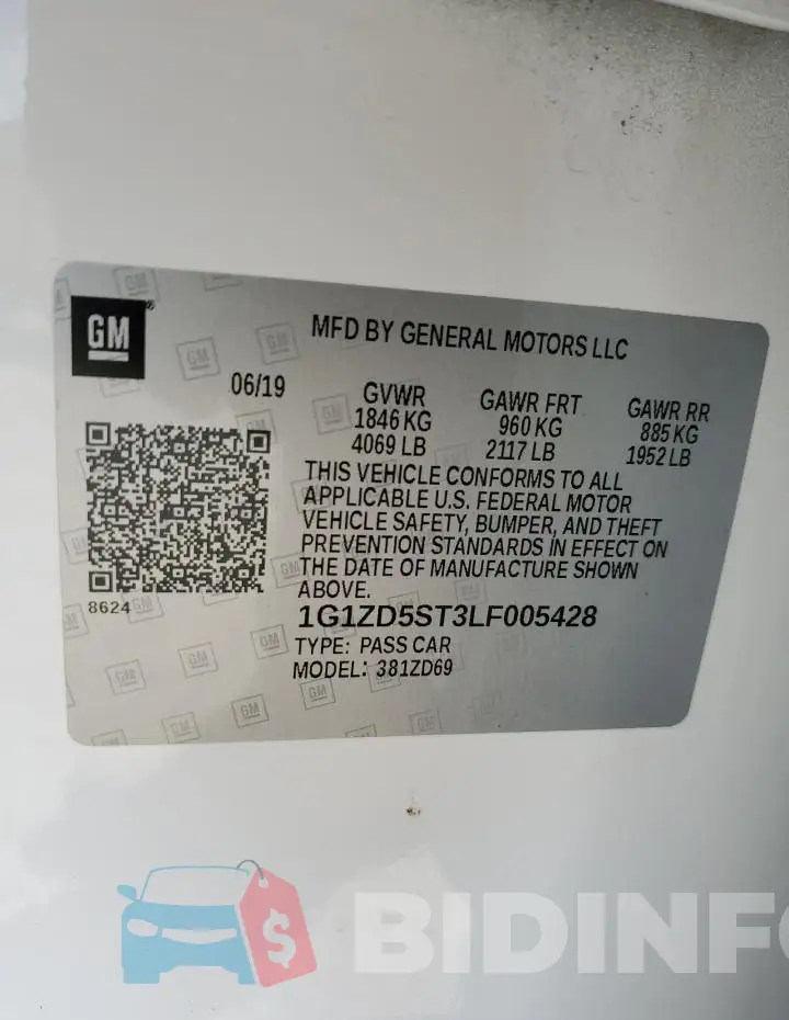 1G1ZD5ST3LF005428 Photo# 12