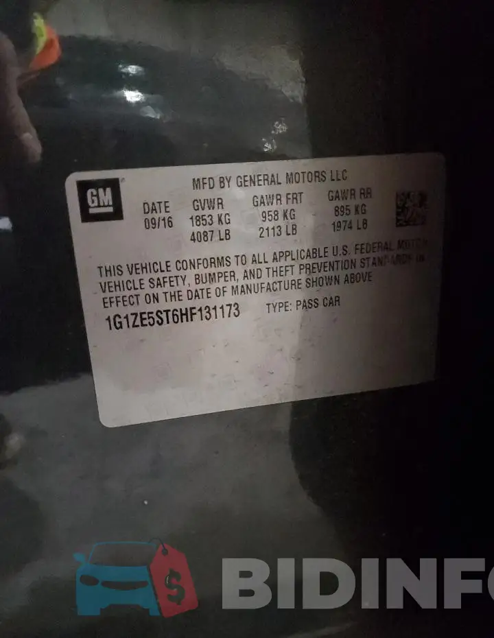 1G1ZE5ST6HF131173 Photo# 13