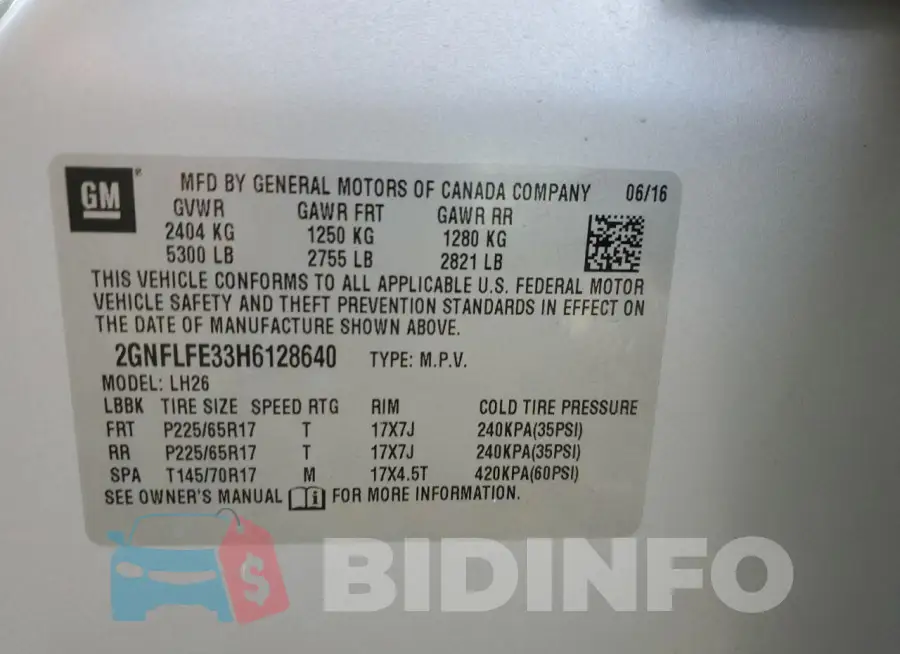 2GNFLFE33H6128640 Photo# 14