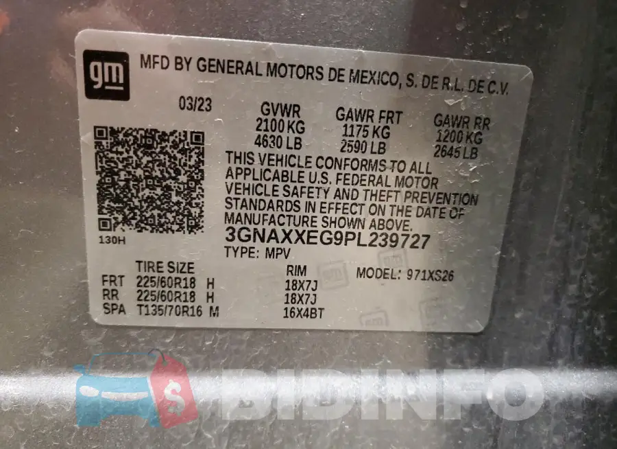 3GNAXXEG9PL239727 Photo# 12