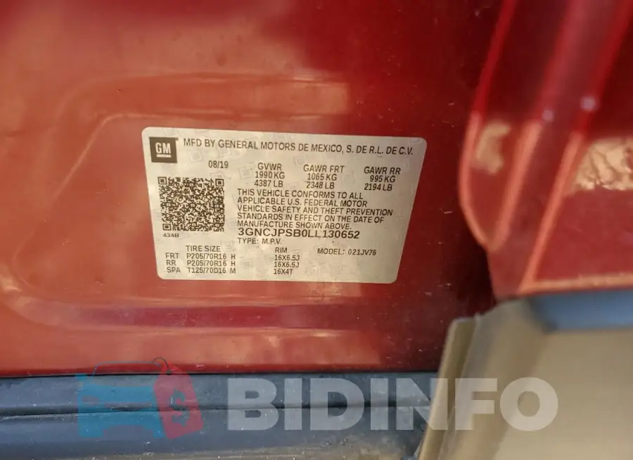 3GNCJPSB0LL130652 Photo# 13