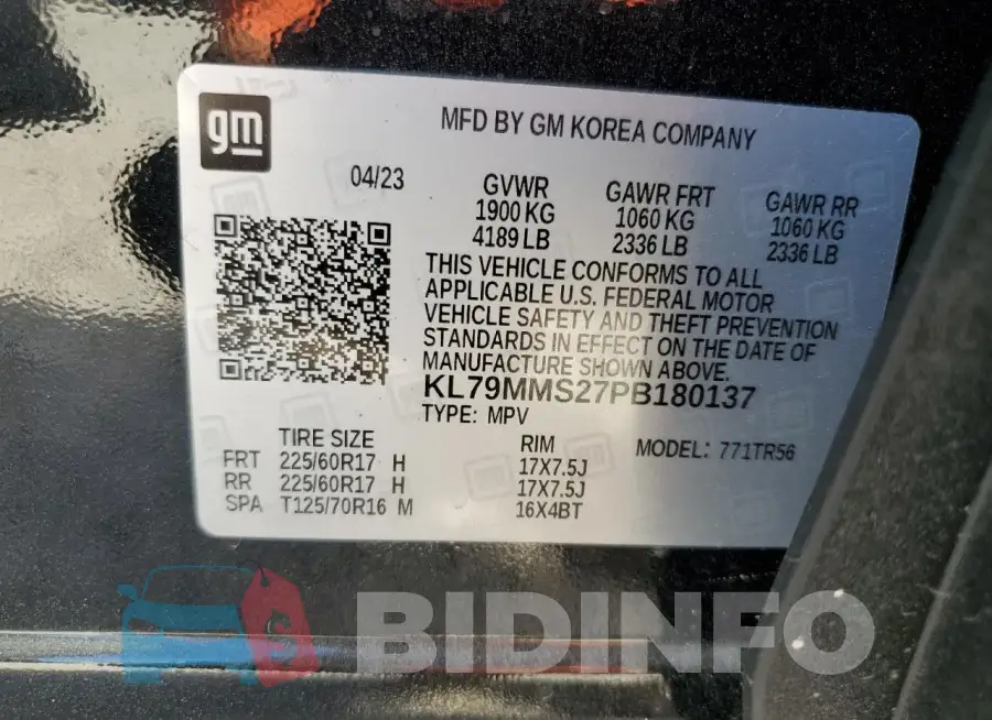 KL79MMS27PB180137 Photo# 13