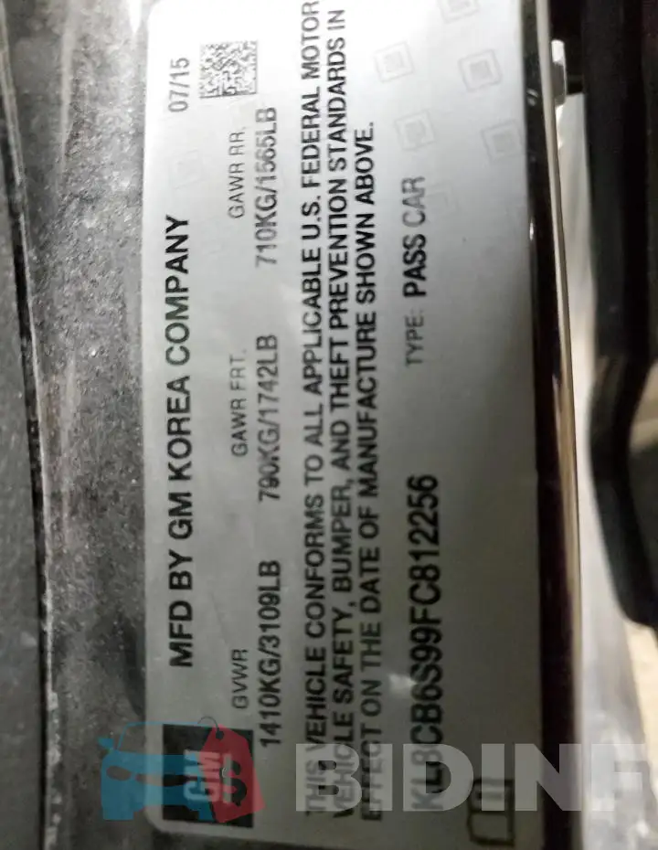 KL8CB6S99FC812256 Photo# 13