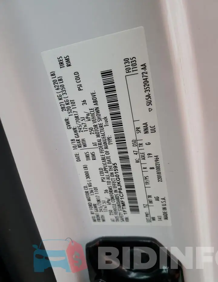 1FTMF1CP8JKG01595 Photo# 12