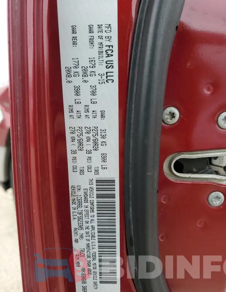 1C6RR6LT9FS623305 Photo# 12