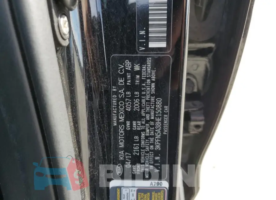 3KPFN5A38HE150880 Photo# 12